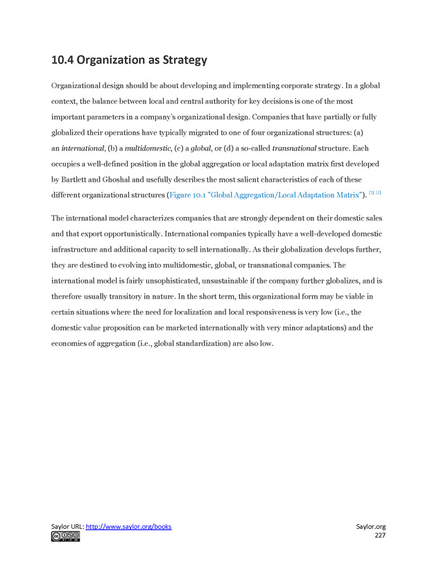 Fundamentals of Global Strategy - Page 227